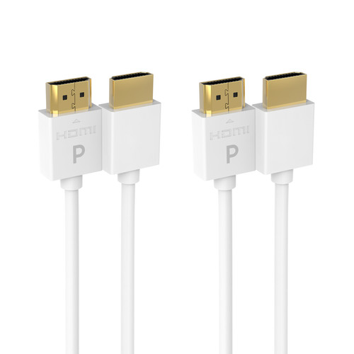 Ultra slim white hdmi cable - hdmi,